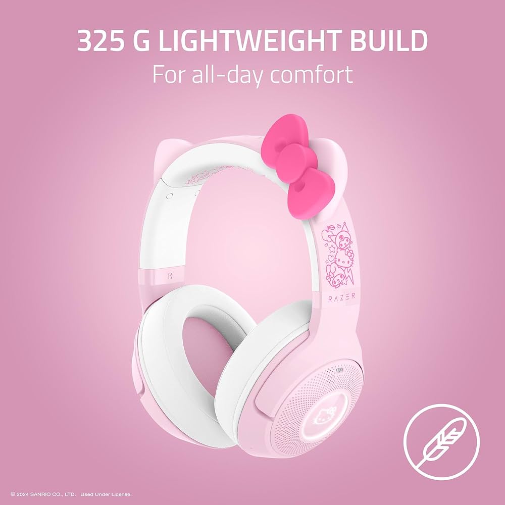 ヘッドホン Razer Kraken BT Hello Kitty and Friends Amazon.com: Razer Kraken Kitty V2 BT Wireless RGB Headset